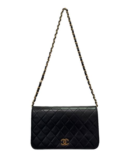 CHANEL（シャネル）CHANEL (シャネル) マトラッセ 23 フルフラップ チェーンショルダーバッグ ブラック サイズ:23の古着・服飾アイテム