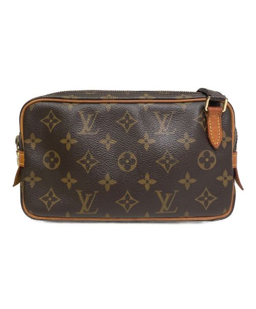 LOUIS VUITTON（ルイ ヴィトン）LOUIS VUITTON (ルイ ヴィトン) ポシェット・マルリーバンドリエール/ショルダーバッグ ブラウンの古着・服飾アイテム
