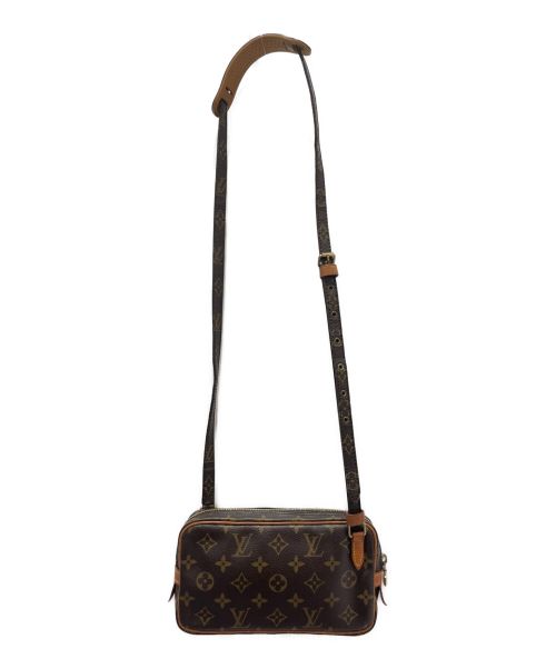 LOUIS VUITTON（ルイ ヴィトン）LOUIS VUITTON (ルイ ヴィトン) ポシェット・マルリーバンドリエール/ショルダーバッグ ブラウンの古着・服飾アイテム