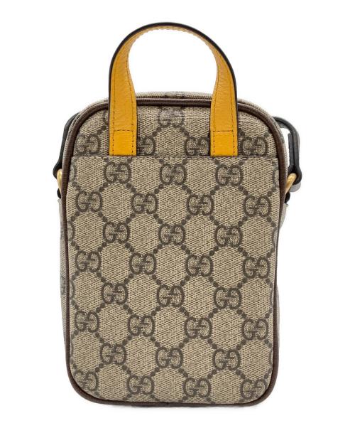GUCCI（グッチ）GUCCI (グッチ) ネオヴィンテージショルダーバッグ ブラウンの古着・服飾アイテム