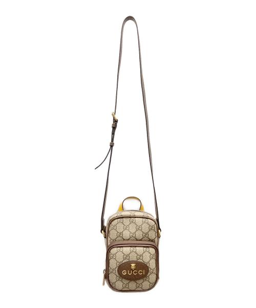 GUCCI（グッチ）GUCCI (グッチ) ネオヴィンテージショルダーバッグ ブラウンの古着・服飾アイテム