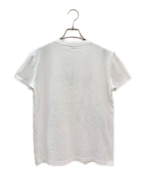 MIU MIU（ミュウミュウ）MIU MIU (ミュウミュウ) スパンコールロゴTシャツ ホワイト サイズ:XSの古着・服飾アイテム