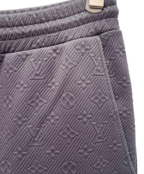 LOUIS VUITTON（ルイ ヴィトン）LOUIS VUITTON (ルイ ヴィトン) テクニカル ファブリック モノグラムパンツ グレー サイズ:Lの古着・服飾アイテム