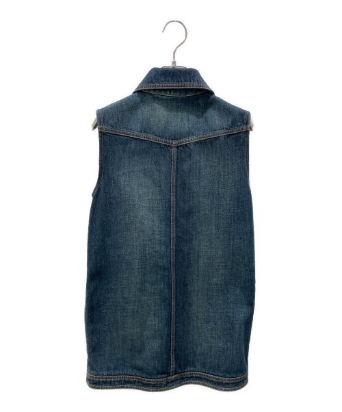 CHANEL（シャネル）CHANEL (シャネル) Sleeveless Denim Dress インディゴ サイズ:36の古着・服飾アイテム