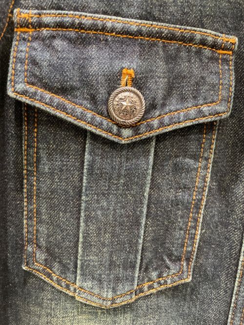 CHANEL（シャネル）CHANEL (シャネル) Sleeveless Denim Dress インディゴ サイズ:36の古着・服飾アイテム