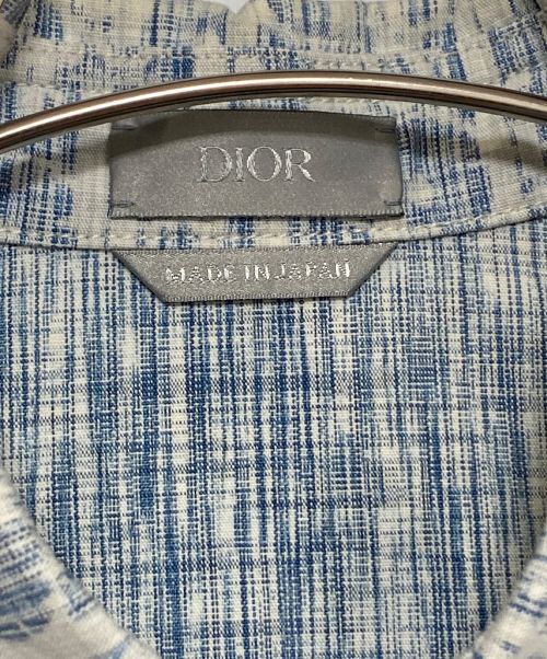 Dior（ディオール）Dior (ディオール) オブリークシャツ ブルー サイズ:38の古着・服飾アイテム