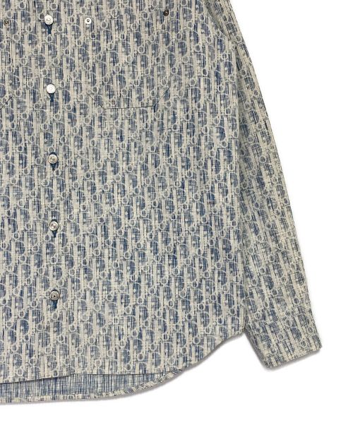 Dior（ディオール）Dior (ディオール) オブリークシャツ ブルー サイズ:38の古着・服飾アイテム