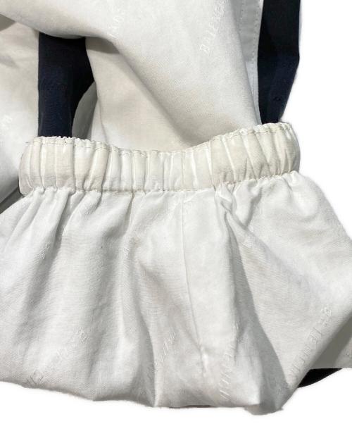 BALENCIAGA（バレンシアガ）BALENCIAGA (バレンシアガ) ロゴプリントトラックジャケット ブラック×ホワイト サイズ:44の古着・服飾アイテム