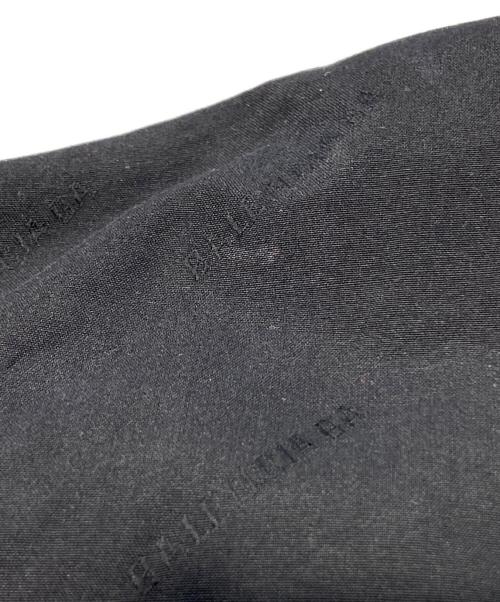 BALENCIAGA（バレンシアガ）BALENCIAGA (バレンシアガ) ロゴプリントトラックジャケット ブラック×ホワイト サイズ:44の古着・服飾アイテム