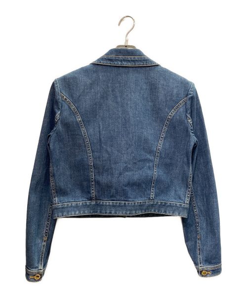 LOUIS VUITTON（ルイ ヴィトン）LOUIS VUITTON (ルイ ヴィトン) レトロオーガニックコットンデニムジャケット インディゴ サイズ:38の古着・服飾アイテム