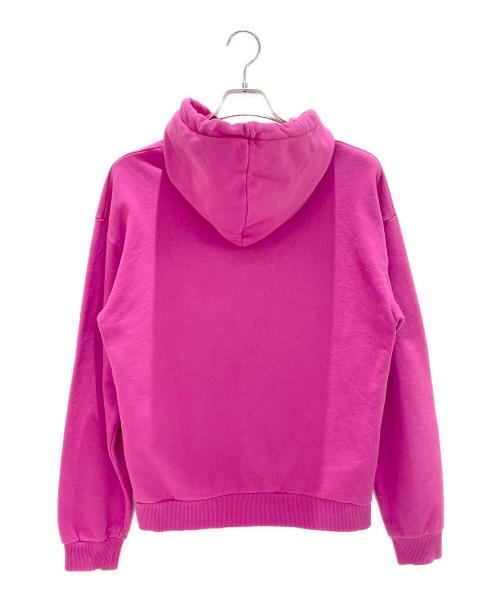 CELINE（セリーヌ）CELINE (セリーヌ) ロゴ スウェット プルオーバーパーカー パープル サイズ:Sの古着・服飾アイテム