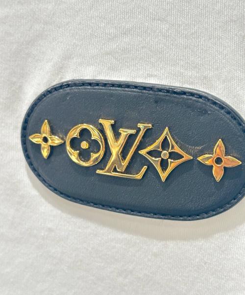 LOUIS VUITTON（ルイ ヴィトン）LOUIS VUITTON (ルイ ヴィトン) LV モノグラム レザーパッチ Tシャツ ホワイト サイズ:Sの古着・服飾アイテム