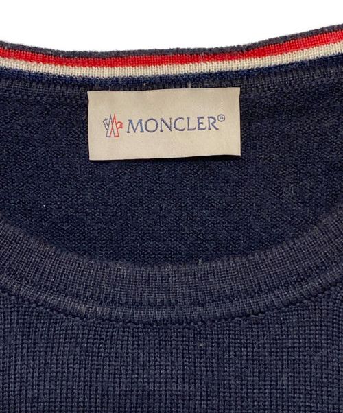 MONCLER（モンクレール）MONCLER (モンクレール) MAGLIONE TRICOT GIROCOLLO ネイビー サイズ:Sの古着・服飾アイテム