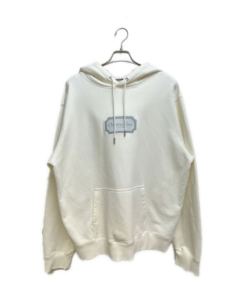 Dior（ディオール）Dior (ディオール) 23SS エンブロイダリープルオーバーパーカー アイボリー サイズ:XXLの古着・服飾アイテム