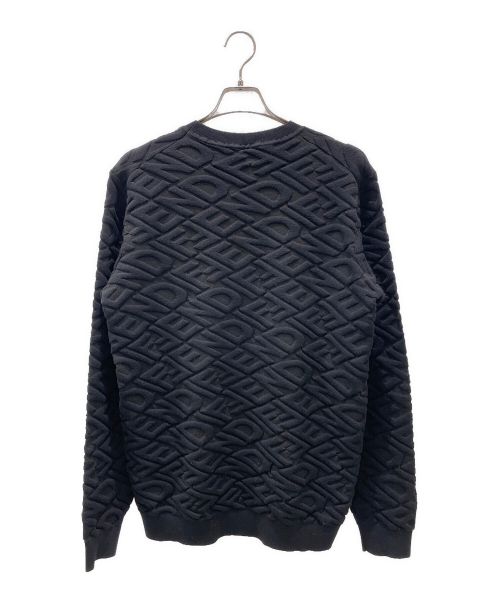 FENDI（フェンディ）FENDI (フェンディ) FENDI総柄ロゴニット ブラック サイズ:50の古着・服飾アイテム
