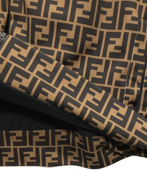 FENDI（フェンディ）FENDI (フェンディ) ズッカパターンモノグラムトラックジャケット ブラウン サイズ:XXLの古着・服飾アイテム