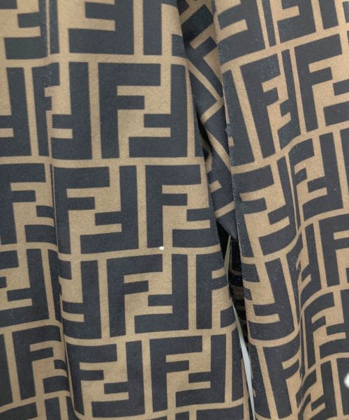 FENDI（フェンディ）FENDI (フェンディ) ズッカパターンモノグラムトラックジャケット ブラウン サイズ:XXLの古着・服飾アイテム