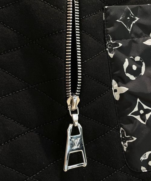 LOUIS VUITTON（ルイ ヴィトン）LOUIS VUITTON (ルイ ヴィトン) キルテッド ジャージー スカート ブラック サイズ:XSの古着・服飾アイテム