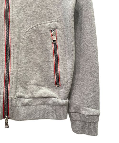 MONCLER（モンクレール）MONCLER (モンクレール) MAGLIA/ジップスウェット グレー サイズ:Sの古着・服飾アイテム