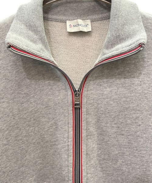 MONCLER（モンクレール）MONCLER (モンクレール) MAGLIA/ジップスウェット グレー サイズ:Sの古着・服飾アイテム