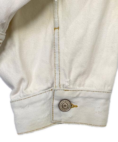 BALENCIAGA（バレンシアガ）BALENCIAGA (バレンシアガ) デニムジャケット ホワイト サイズ:32の古着・服飾アイテム