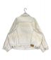 BALENCIAGA (バレンシアガ) デニムジャケット ホワイト サイズ:32：79800円