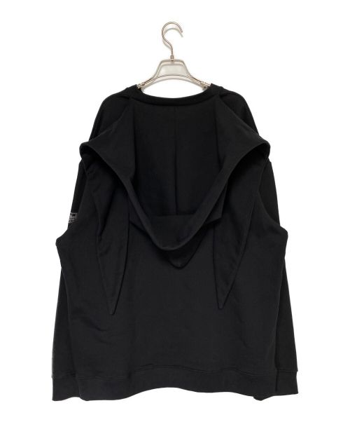 RAF SIMONS（ラフシモンズ）RAF SIMONS (ラフシモンズ) Knot Hooded Sweatshirt ブラック サイズ:Mの古着・服飾アイテム