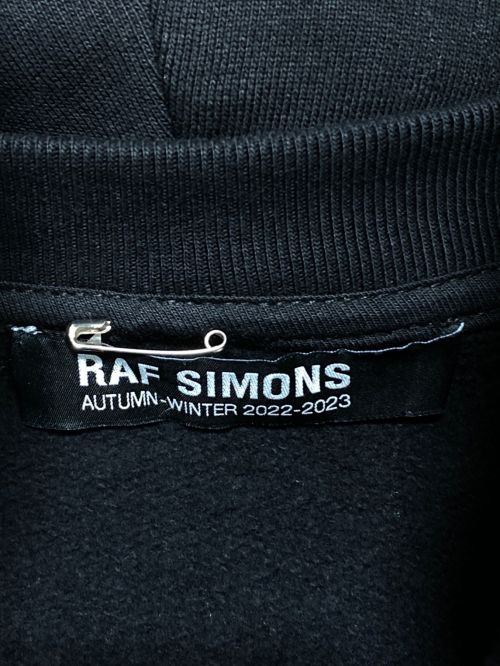 RAF SIMONS（ラフシモンズ）RAF SIMONS (ラフシモンズ) Knot Hooded Sweatshirt ブラック サイズ:Mの古着・服飾アイテム