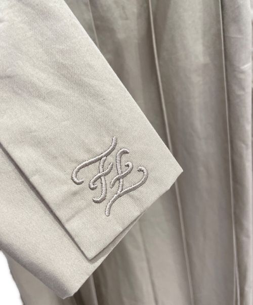 FENDI（フェンディ）FENDI (フェンディ) オープンカラードレスワンピース ブラウン サイズ:36の古着・服飾アイテム