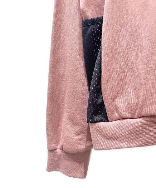 MONCLER（モンクレール）MONCLER (モンクレール) Logo-Print Panelled Hoodie ピンク サイズ:Sの古着・服飾アイテム