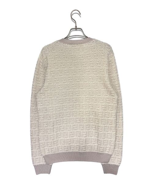 FENDI（フェンディ）FENDI (フェンディ) FF総柄ニット ライトピンク サイズ:44の古着・服飾アイテム