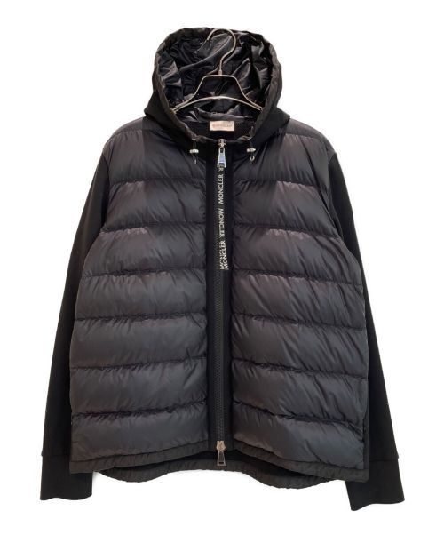 MONCLER（モンクレール）MONCLER (モンクレール) MAGLIA CARDIGAN ダウンカーディガン ブラック サイズ:XLの古着・服飾アイテム