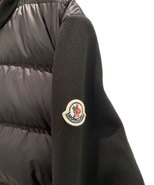 MONCLER（モンクレール）MONCLER (モンクレール) MAGLIA CARDIGAN ダウンカーディガン ブラック サイズ:XLの古着・服飾アイテム