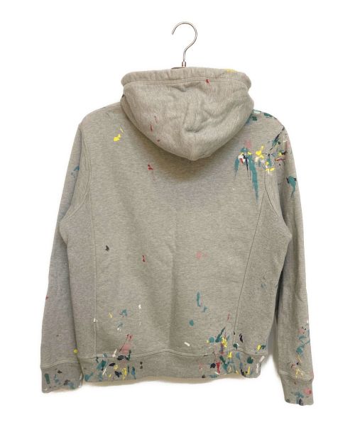 Dior（ディオール）Dior (ディオール) 刺繍ペイントプルオーバーパーカー グレー サイズ:Sの古着・服飾アイテム