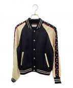 Saint Laurent Parisサンローランパリ）の古着「ポルカドットテディジャケット」｜ブラック