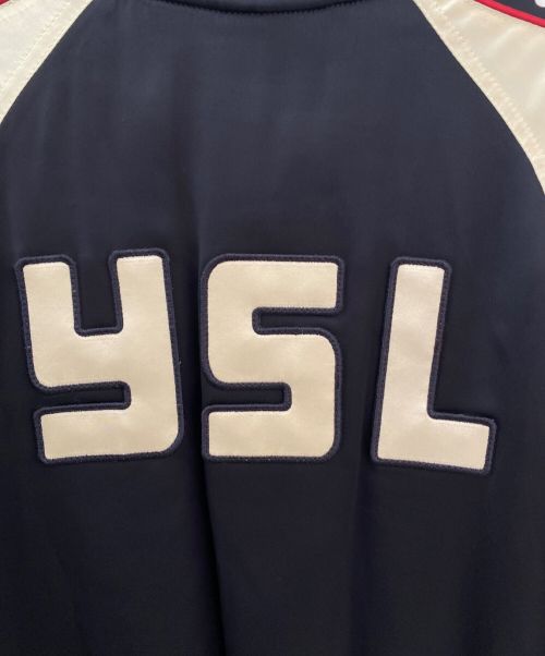 Saint Laurent Paris（サンローランパリ）Saint Laurent Paris (サンローランパリ) ポルカドットテディジャケット ブラック サイズ:36の古着・服飾アイテム