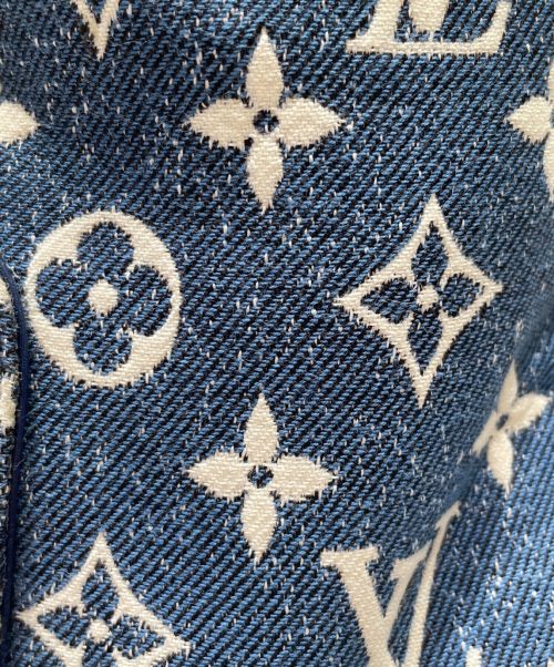 LOUIS VUITTON（ルイ ヴィトン）LOUIS VUITTON (ルイ ヴィトン) LV シルエット ライン アンクル ブーツ インディゴ サイズ:38の古着・服飾アイテム