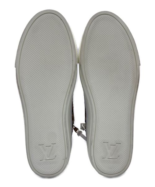 LOUIS VUITTON（ルイ ヴィトン）LOUIS VUITTON (ルイ ヴィトン) ハラコレオパードハイカットスニーカー ブラウン サイズ:38の古着・服飾アイテム