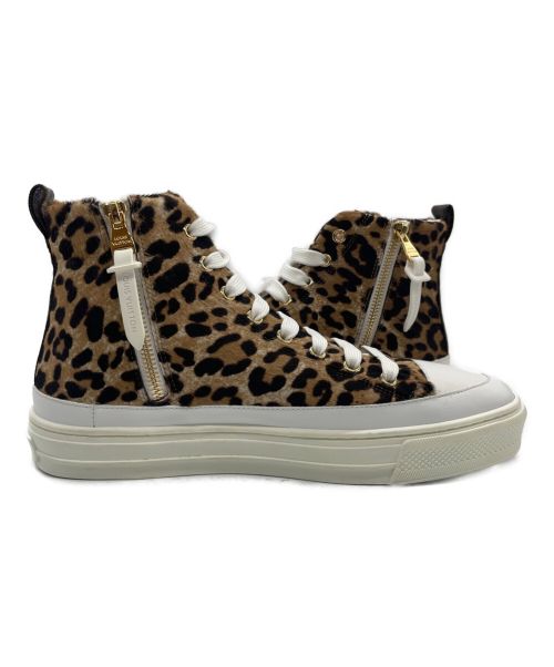 LOUIS VUITTON（ルイ ヴィトン）LOUIS VUITTON (ルイ ヴィトン) ハラコレオパードハイカットスニーカー ブラウン サイズ:38の古着・服飾アイテム