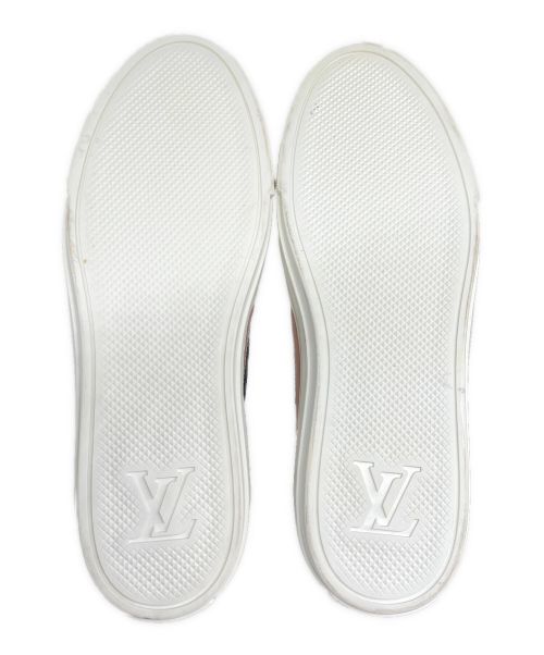 LOUIS VUITTON（ルイ ヴィトン）LOUIS VUITTON (ルイ ヴィトン) STELLAR TRAINER ブラウン×ピンク サイズ:37の古着・服飾アイテム