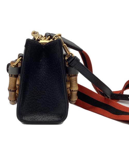GUCCI（グッチ）GUCCI (グッチ) バンブーハンドバッグ ブラックの古着・服飾アイテム