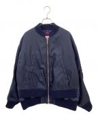 MONCLERモンクレール）の古着「Aralia Layered Bomber Jacket」｜ネイビー