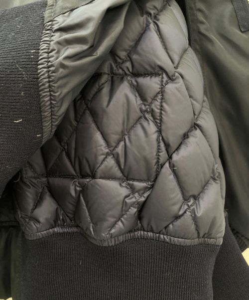 MONCLER（モンクレール）MONCLER (モンクレール) Aralia Layered Bomber Jacket ネイビー サイズ:1の古着・服飾アイテム