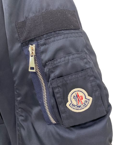 MONCLER（モンクレール）MONCLER (モンクレール) Aralia Layered Bomber Jacket ネイビー サイズ:1の古着・服飾アイテム
