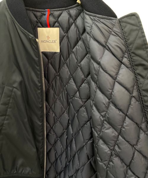 MONCLER（モンクレール）MONCLER (モンクレール) Aralia Layered Bomber Jacket ネイビー サイズ:1の古着・服飾アイテム