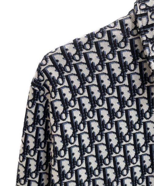 Dior（ディオール）Dior (ディオール) Oblique Overshirt ネイビー サイズ:Lの古着・服飾アイテム