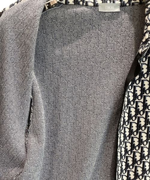 Dior（ディオール）Dior (ディオール) Oblique Overshirt ネイビー サイズ:Lの古着・服飾アイテム