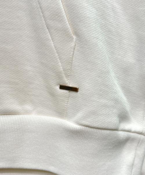 LOUIS VUITTON（ルイ ヴィトン）LOUIS VUITTON (ルイ ヴィトン) インサイドアウト プルオーバー パーカー アイボリー サイズ:Mの古着・服飾アイテム