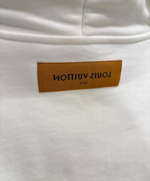 LOUIS VUITTON（ルイ ヴィトン）LOUIS VUITTON (ルイ ヴィトン) インサイドアウト プルオーバー パーカー アイボリー サイズ:Mの古着・服飾アイテム