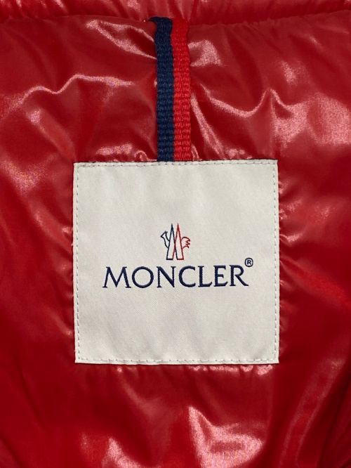 MONCLER（モンクレール）MONCLER (モンクレール) MAIRE/ダウンコート レッド サイズ:1の古着・服飾アイテム